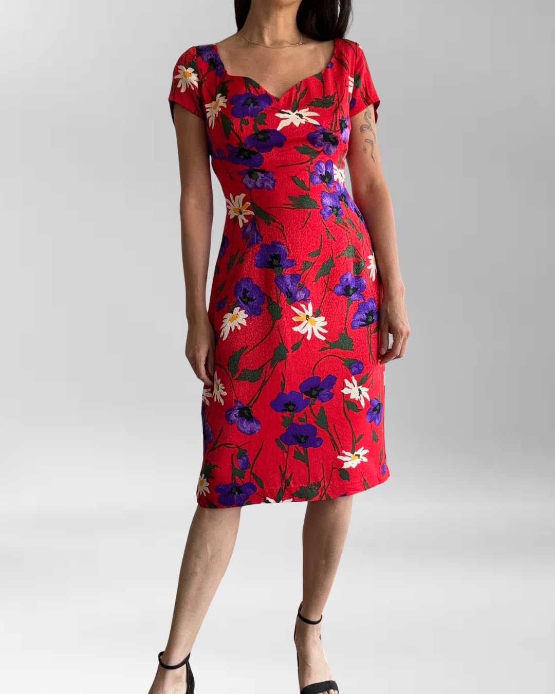 VESTIDO SEDA VINTAGE I L 2