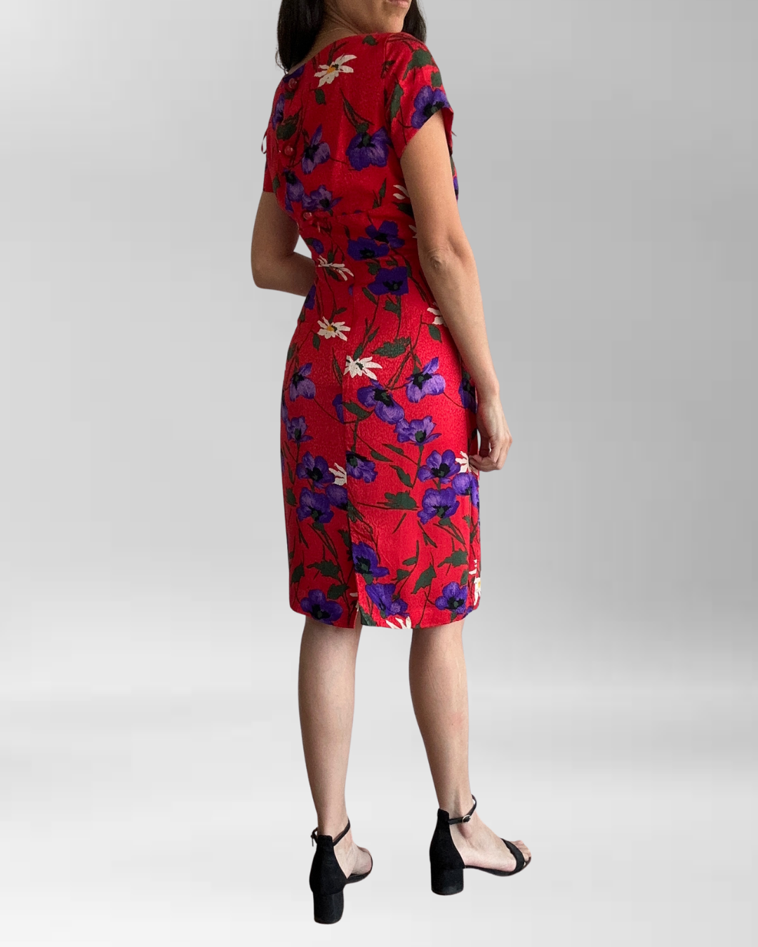 VESTIDO SEDA VINTAGE I L 6