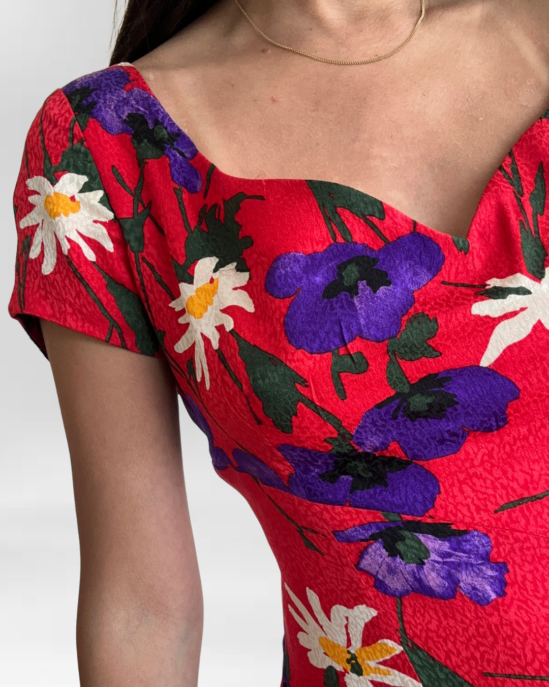 VESTIDO SEDA VINTAGE I L 7