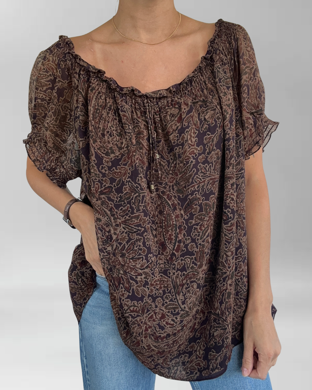 POLERA SEDA RALPH LAUREN I L-2XL 1