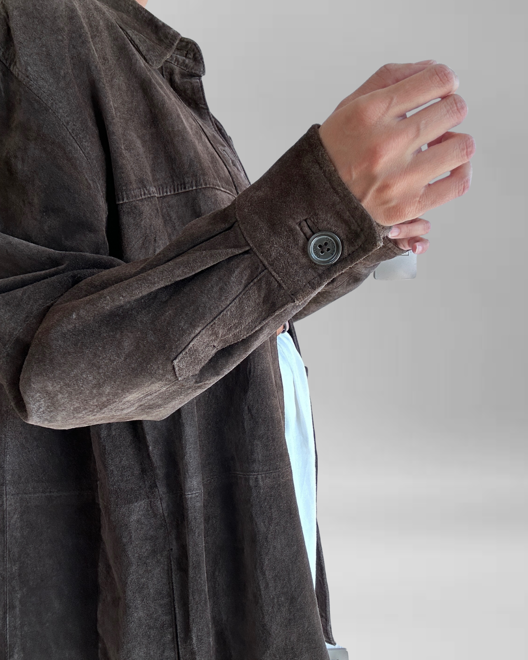 CHAQUETA GAMUZA CAFÉ I L-2XL 5