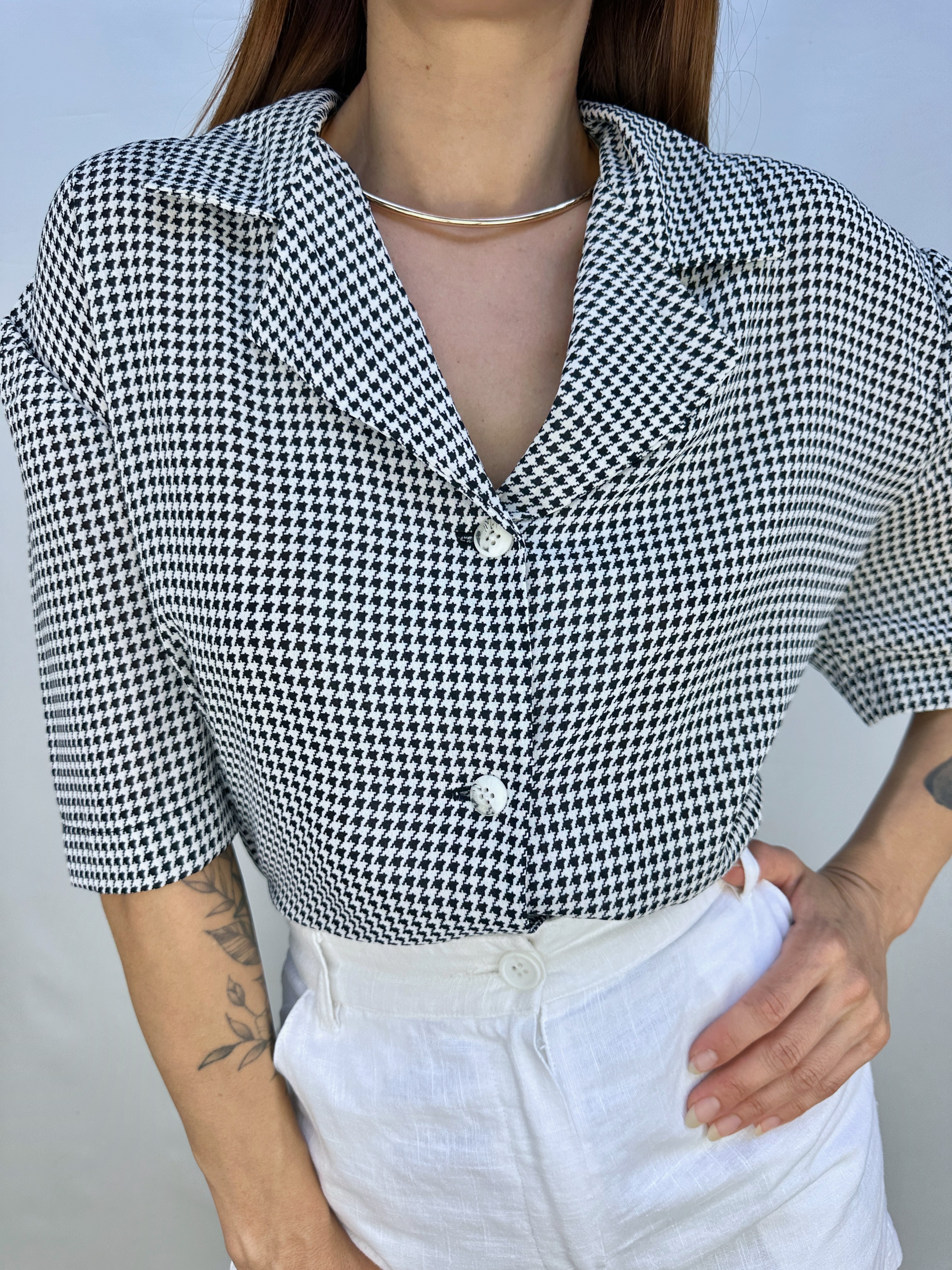 BLUSA PIED DE POULE | XL-2XL 2
