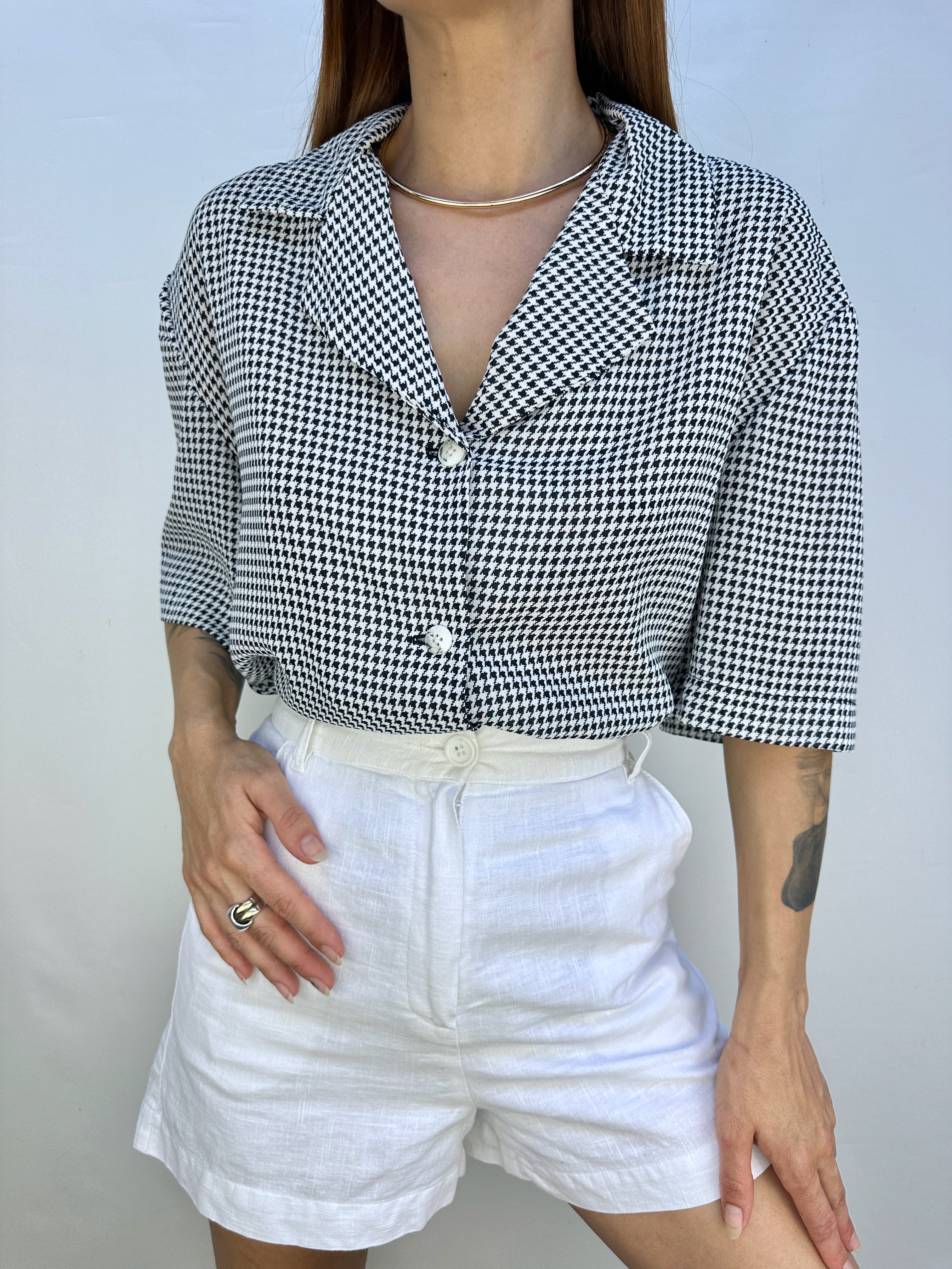 BLUSA PIED DE POULE | XL-2XL 5