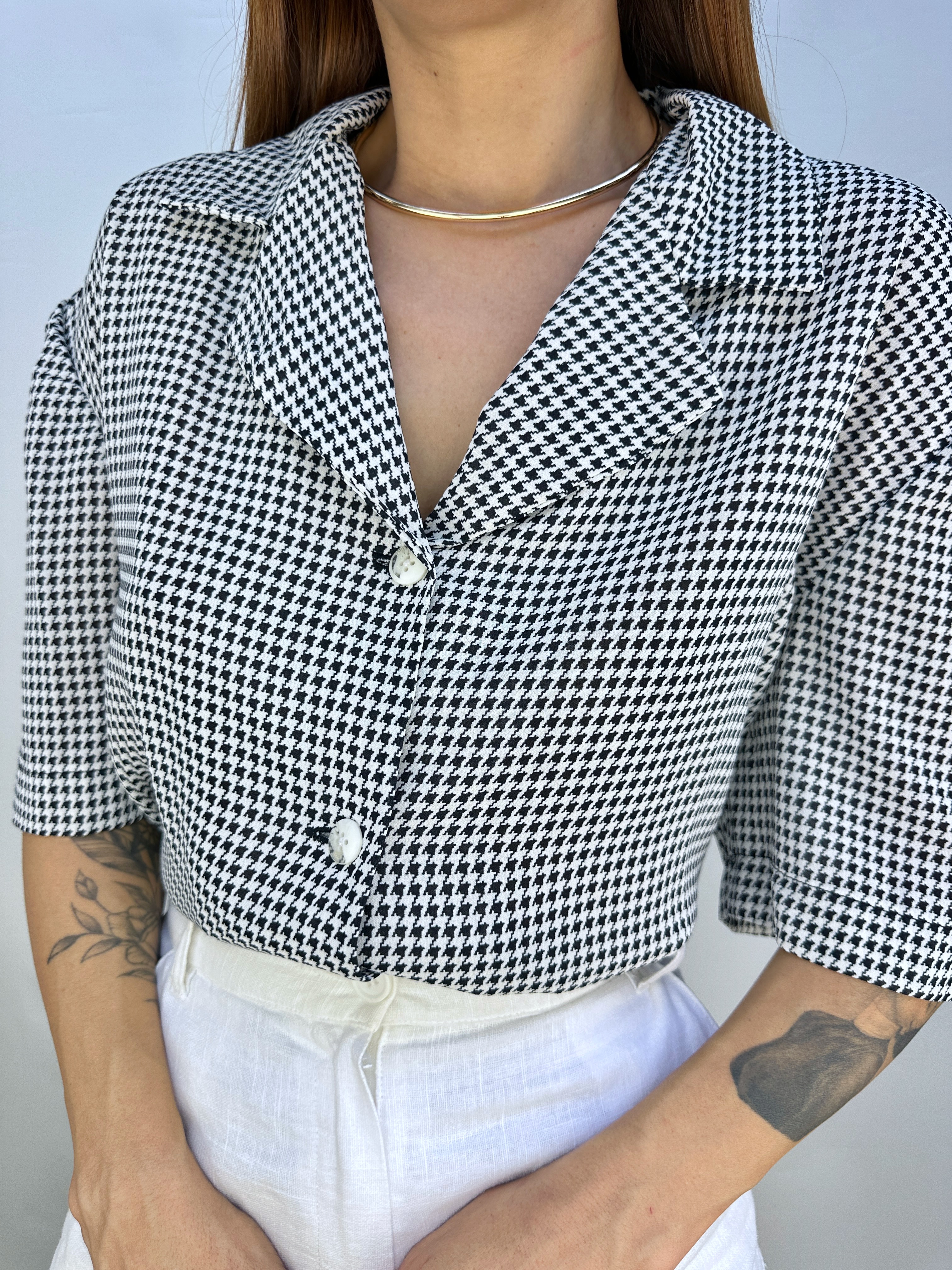 BLUSA PIED DE POULE | XL-2XL 6