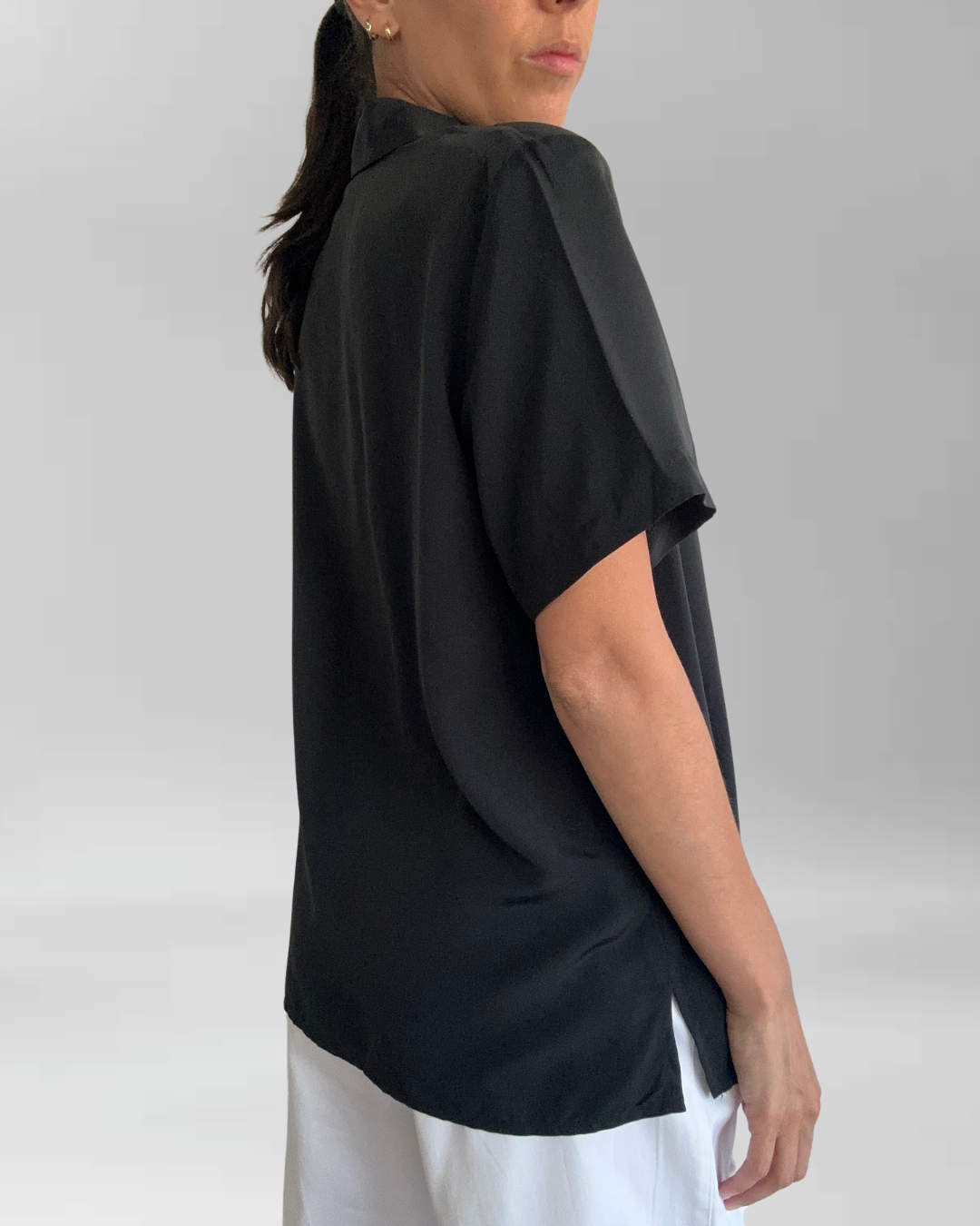 BLUSA VINTAGE NEGRA I L-XL 4