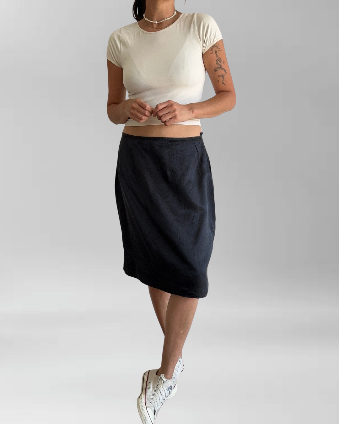 FALDA SEDA CHARTER CLUB I M-L 2