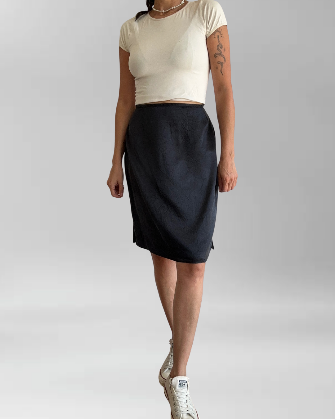 FALDA SEDA CHARTER CLUB I M-L 4