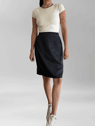 FALDA SEDA CHARTER CLUB I M-L