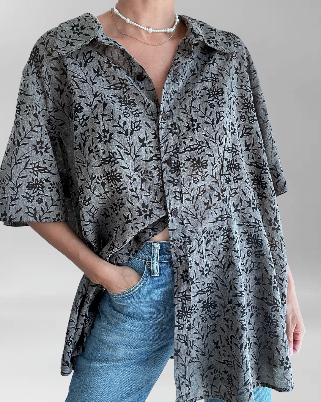 BLUSA WHITE STAG I ALGODÓN BLEND I XL-3XL 1