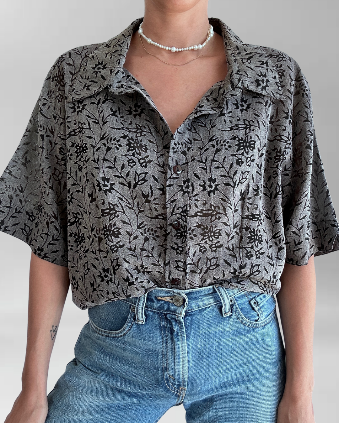 BLUSA WHITE STAG I ALGODÓN BLEND I XL-3XL 5