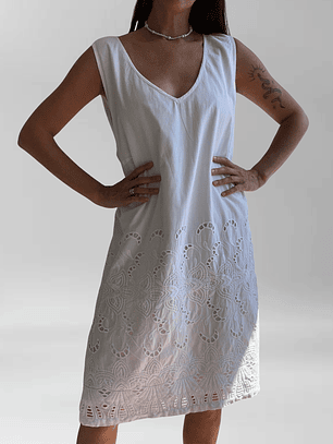 VESTIDO BRODERIE | L-2XL