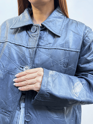 CHAQUETA CUERO VINTAGE I XL-3XL