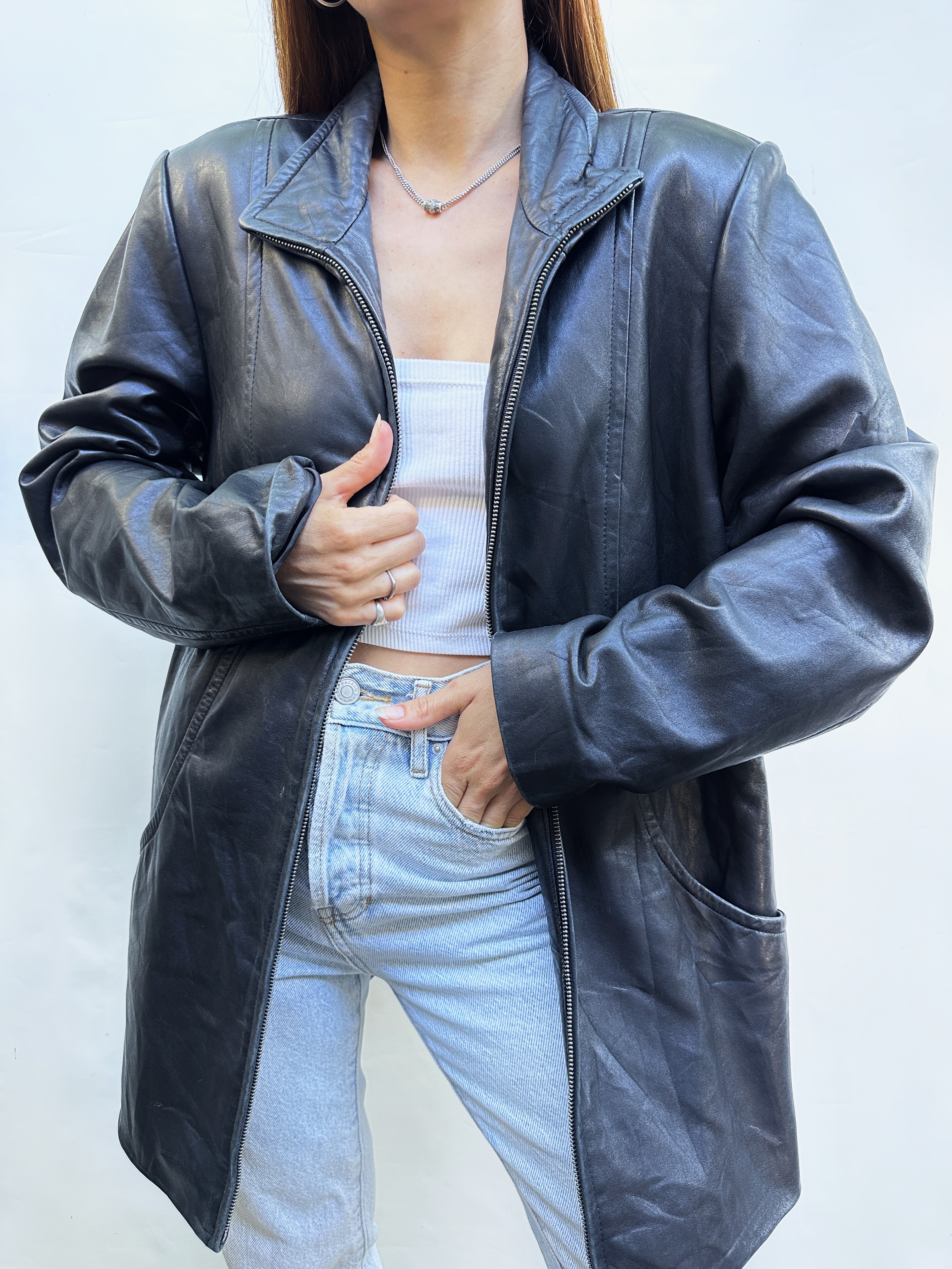 CHAQUETA CUERO I M-L 2