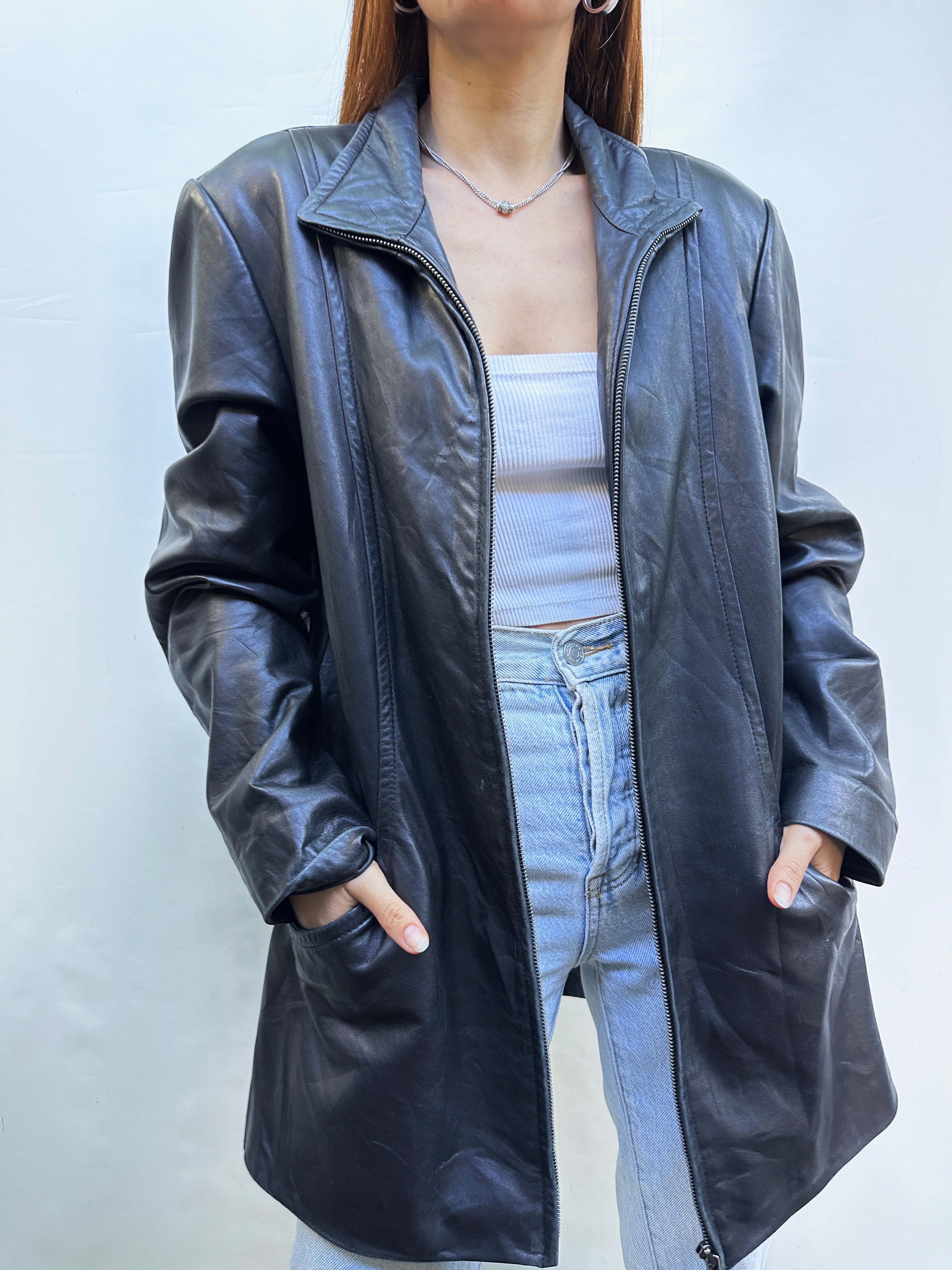 CHAQUETA CUERO I M-L 8