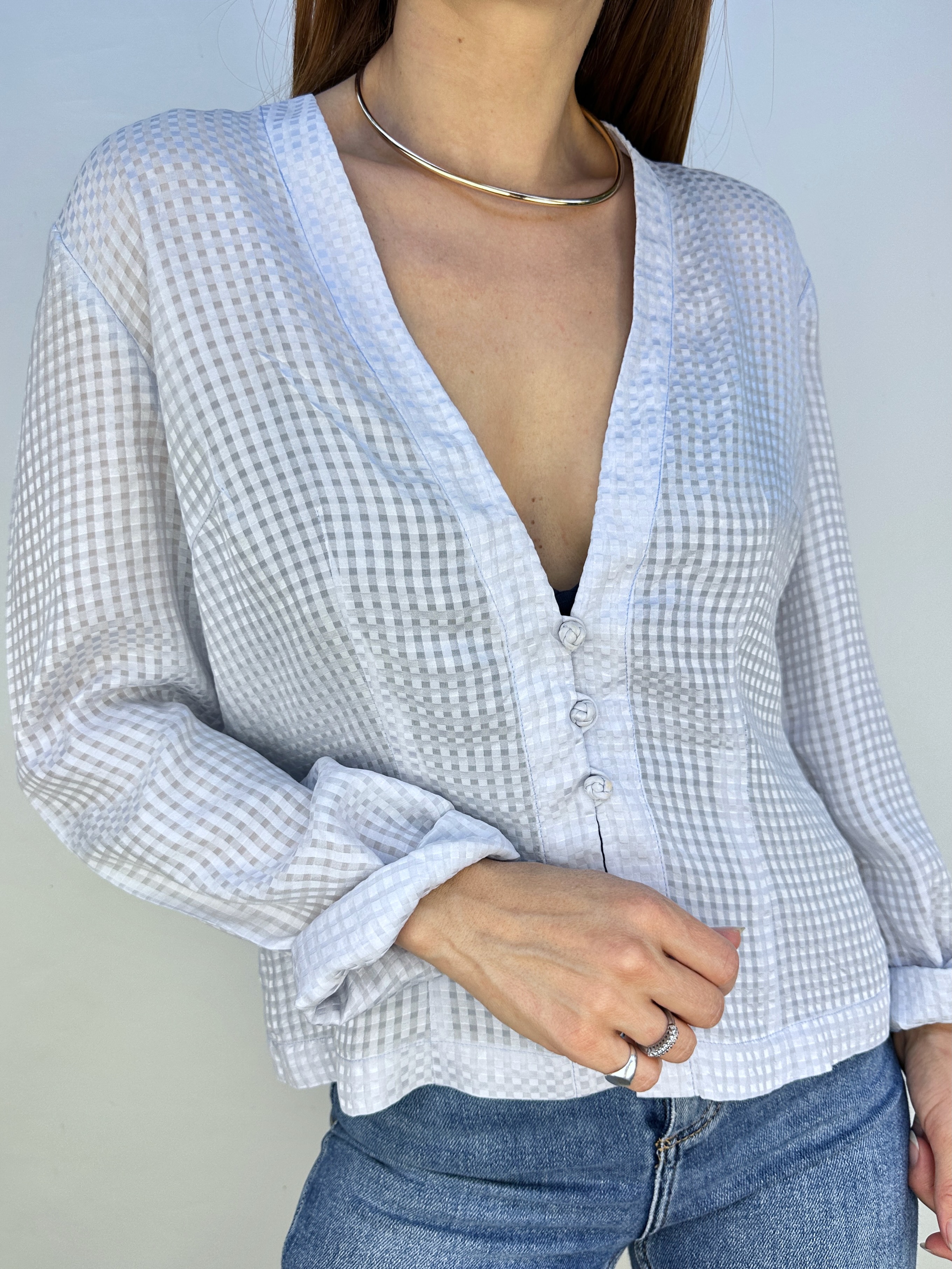 BLUSA SEDA TALBOTS | S 2