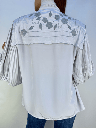 BLUSA VINTAGE ROMÁNTICA | M-L