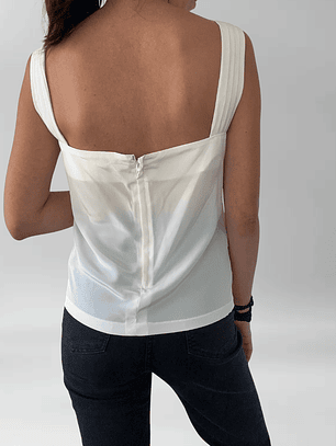 POLERA VINTAGE PLISADA I L-XL