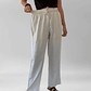 PANTALÓN LINO BEIGE I M-L - Miniatura 5