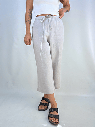 PANTALÓN CAPRI LINO I M