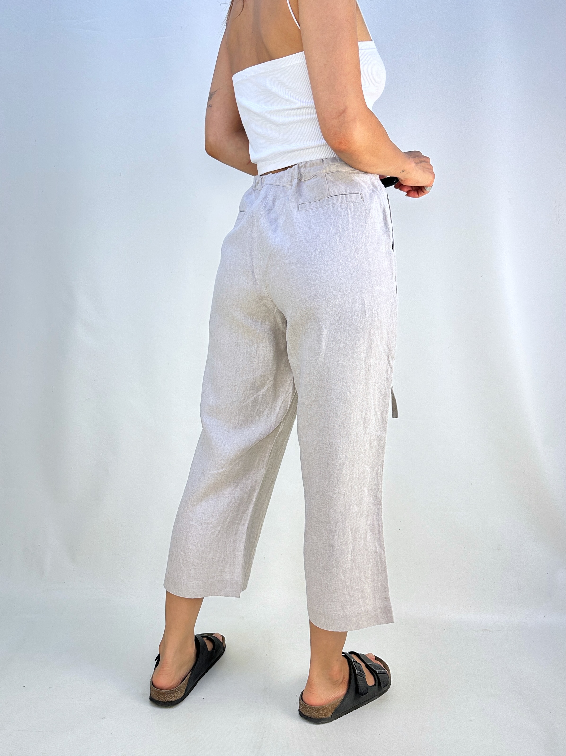 PANTALÓN CAPRI LINO I M 6