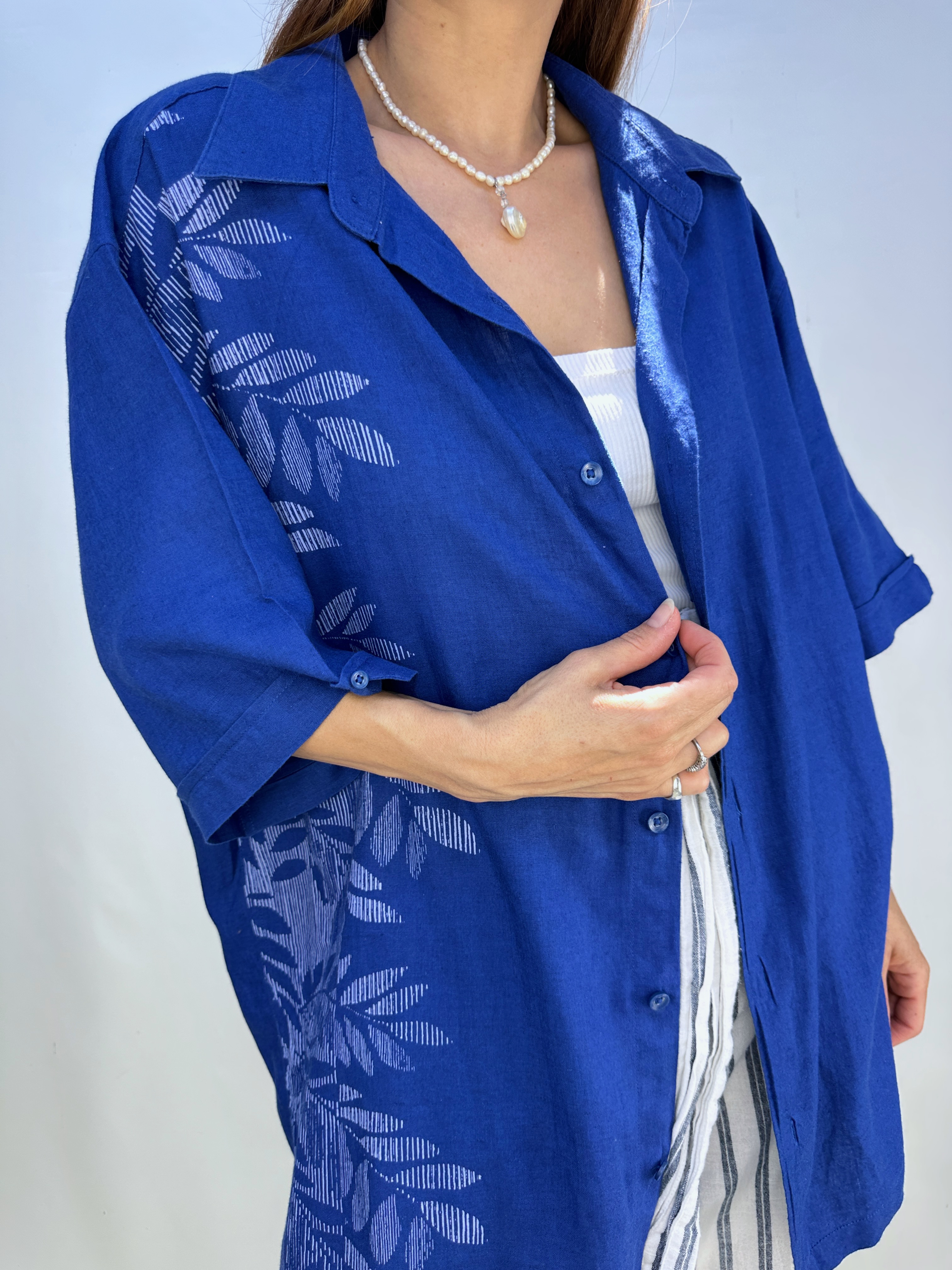 CAMISA LINO BLEND I XL-3XL 3