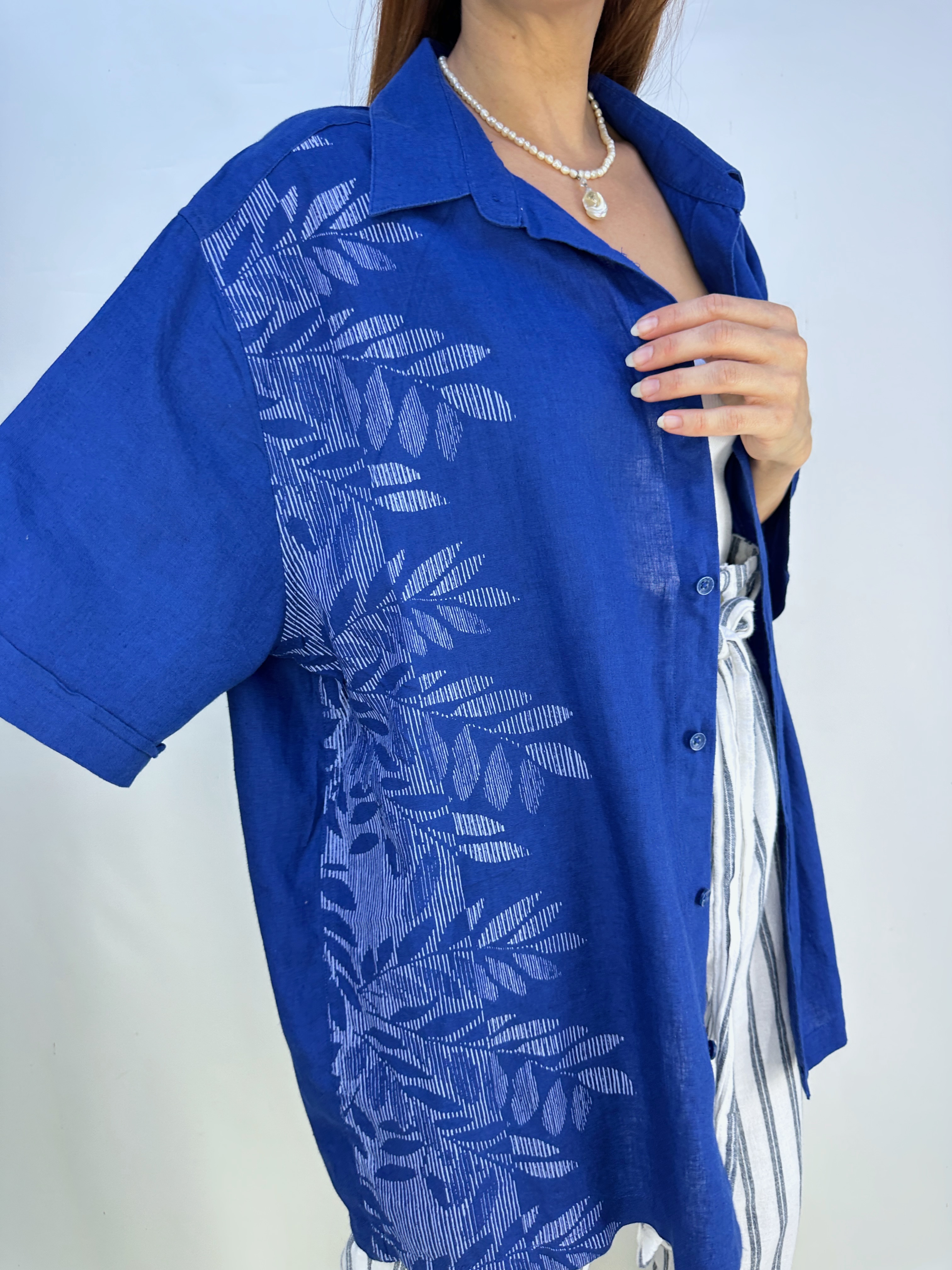 CAMISA LINO BLEND I XL-3XL 4