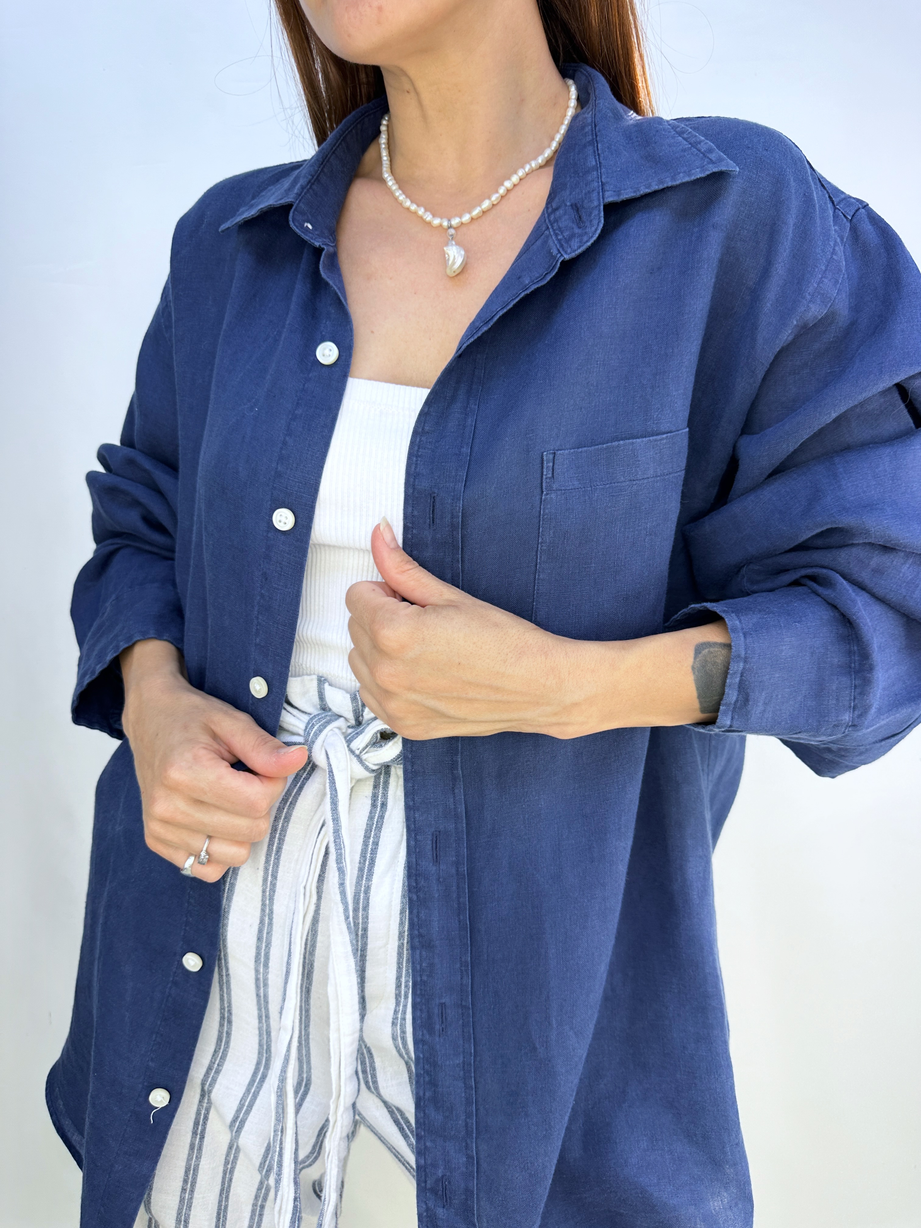 CAMISA J. CREW I LINO I XL 5