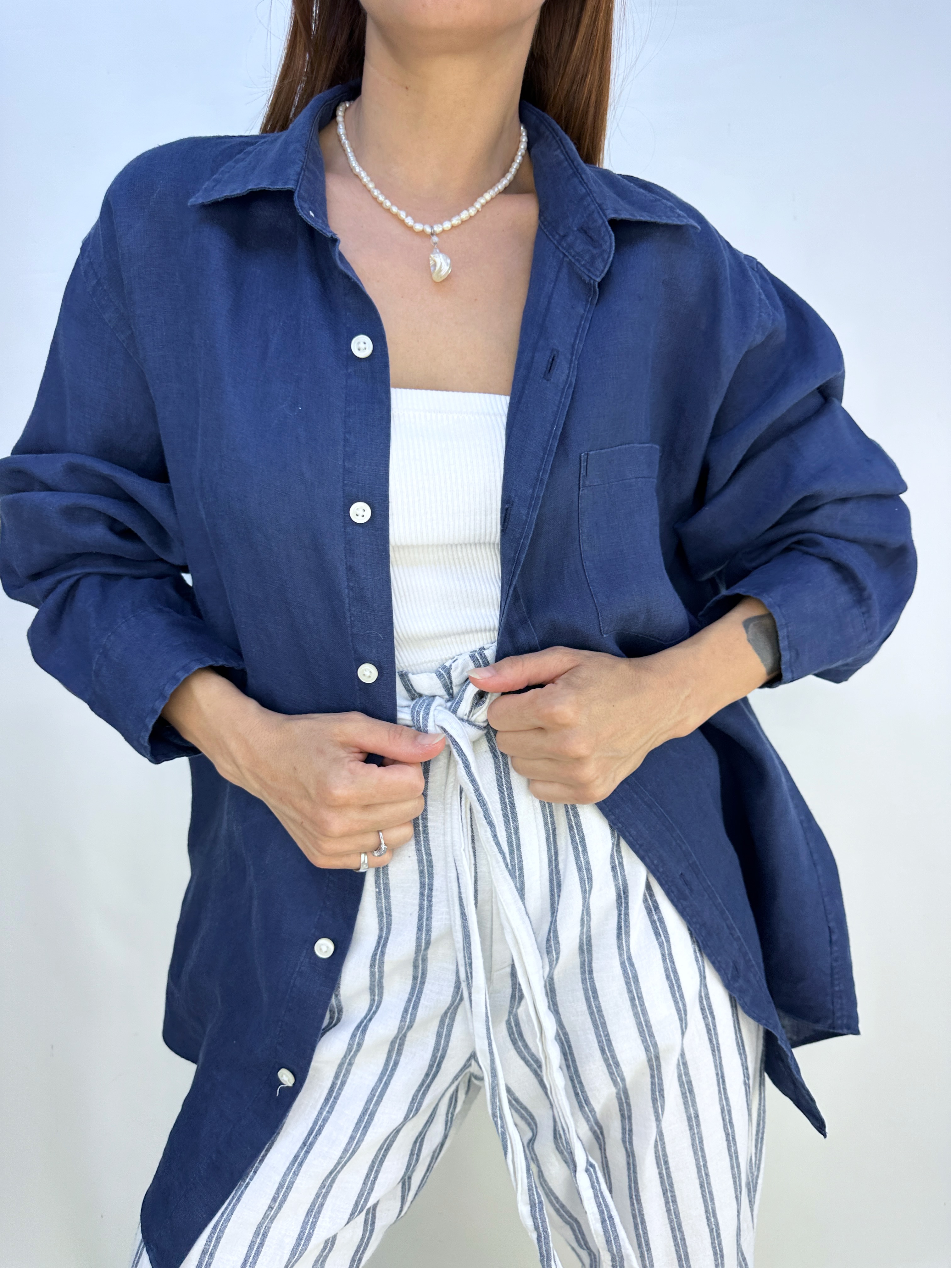 CAMISA J. CREW I LINO I XL 1