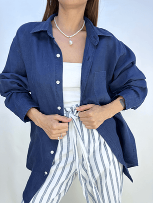 CAMISA J. CREW I LINO I XL