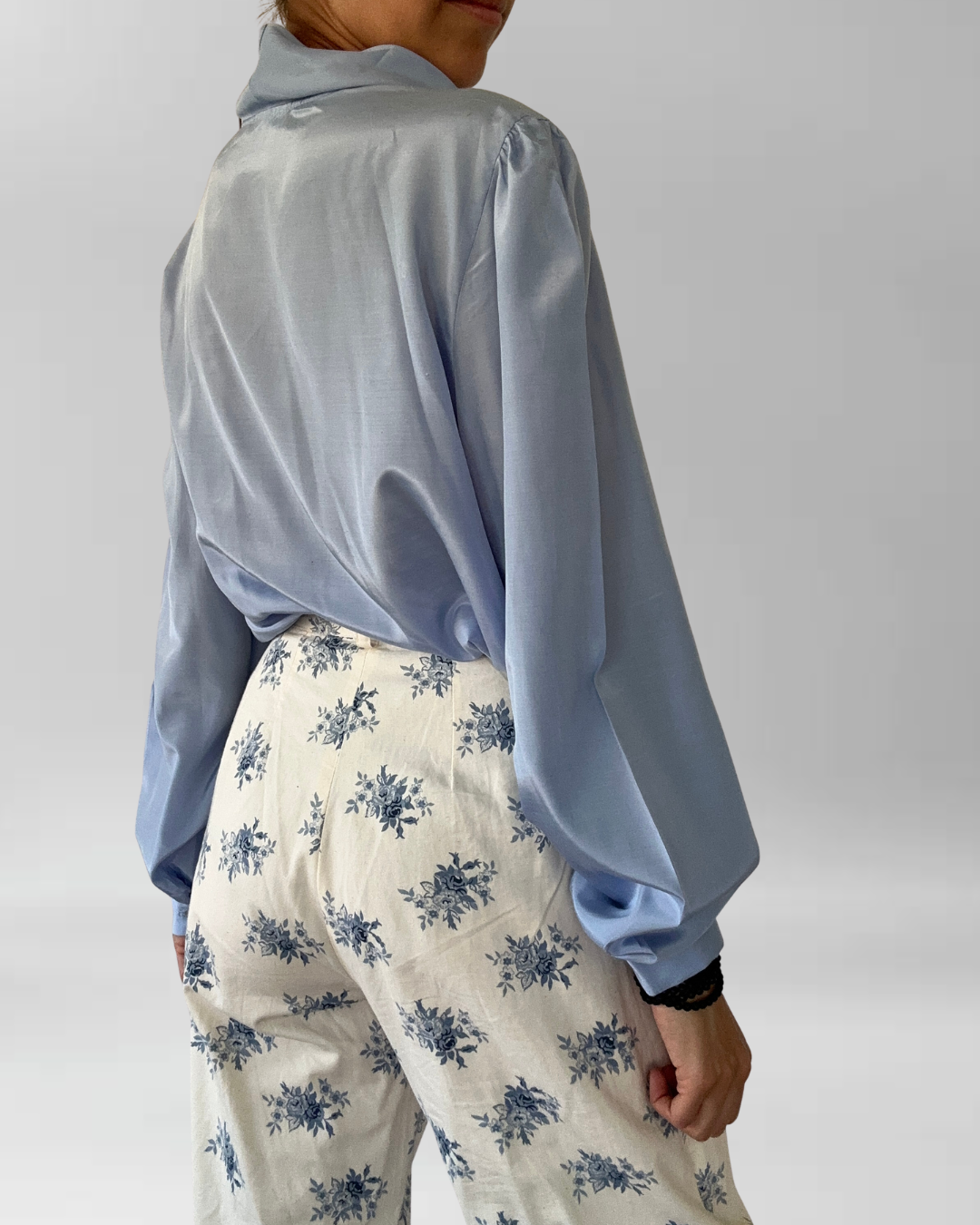 BLUSA VINTAGE CELESTE I L-XL 4