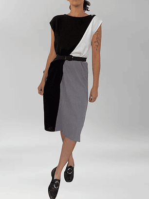 VESTIDO I LINO BLEND I S-M 