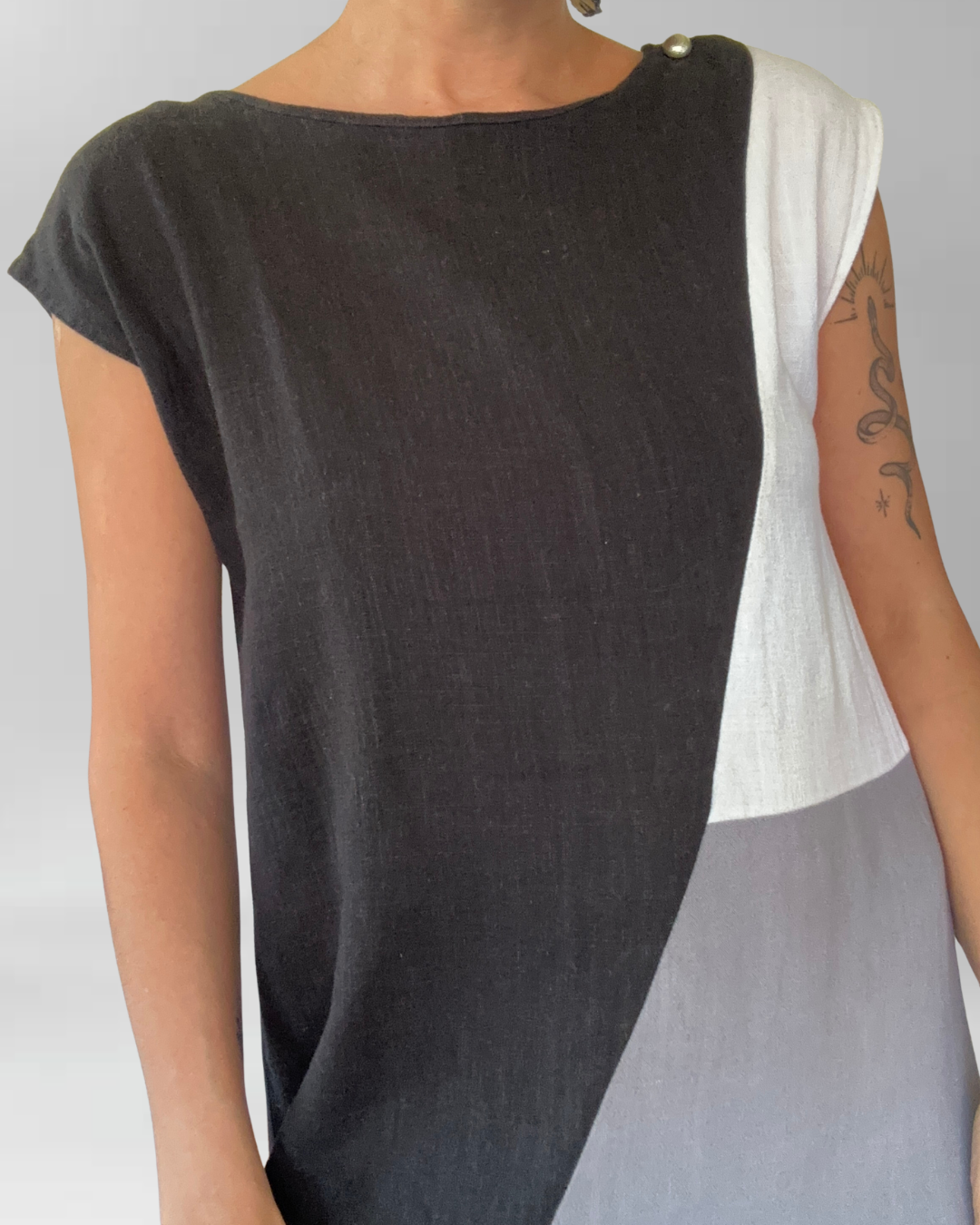 VESTIDO I LINO BLEND I S-M  5