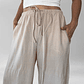 PANTALÓN CAQUI I ALGODÓN-LINO I M-L - Miniatura 4