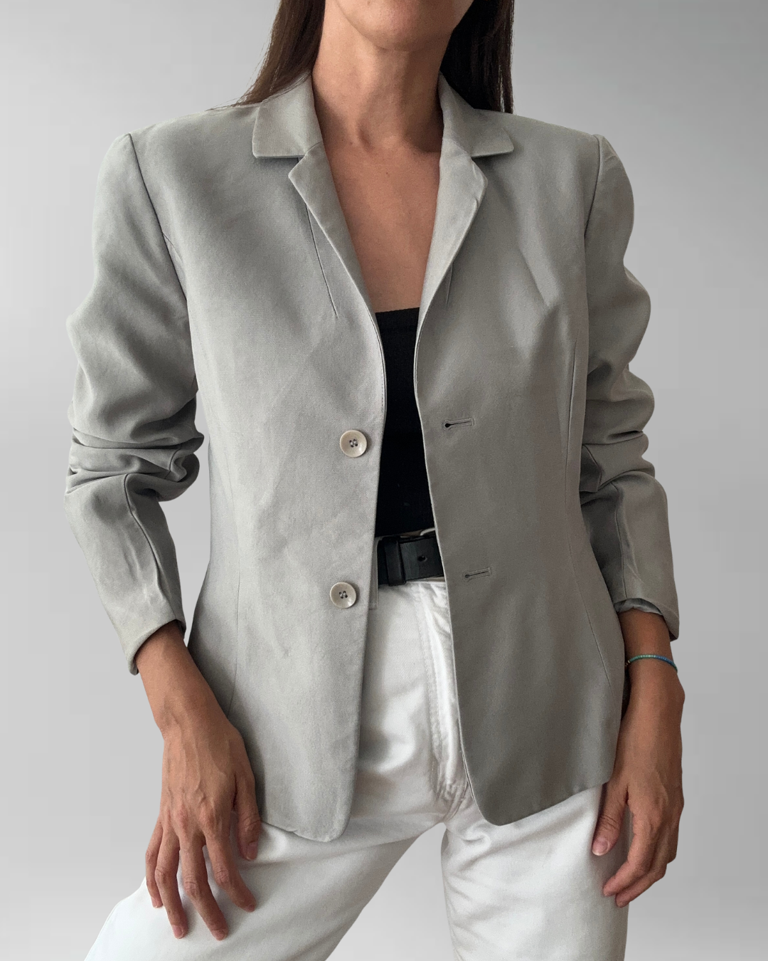 BLAZER SEDA ANN TAYLOR I S-M 2