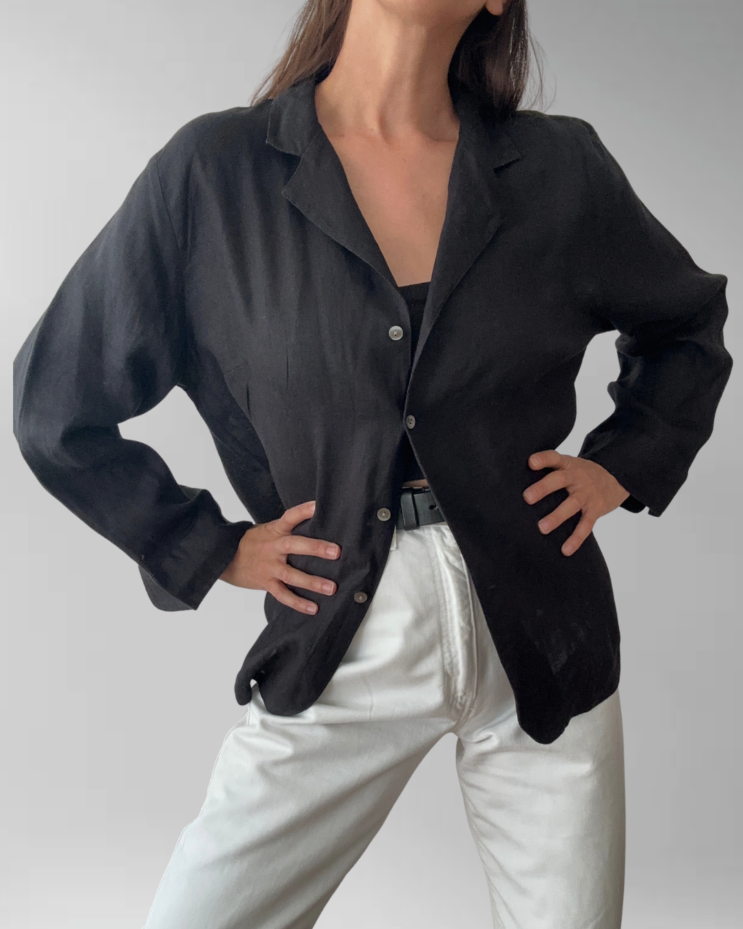 BLUSA LINO TALBOTS I XL 2