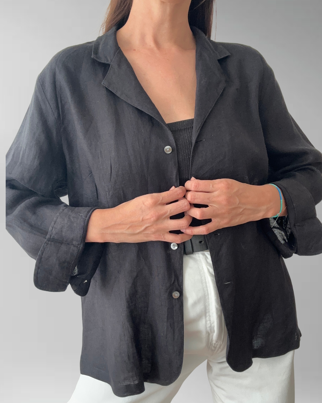 BLUSA LINO TALBOTS I XL 1