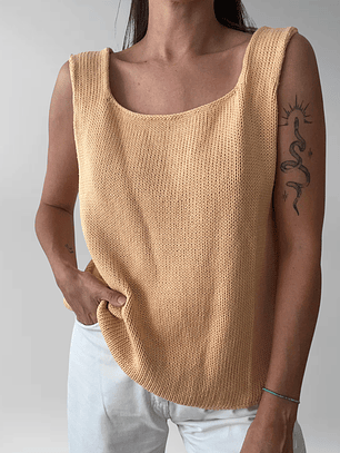 POLERA TEJIDA ALGODÓN I L