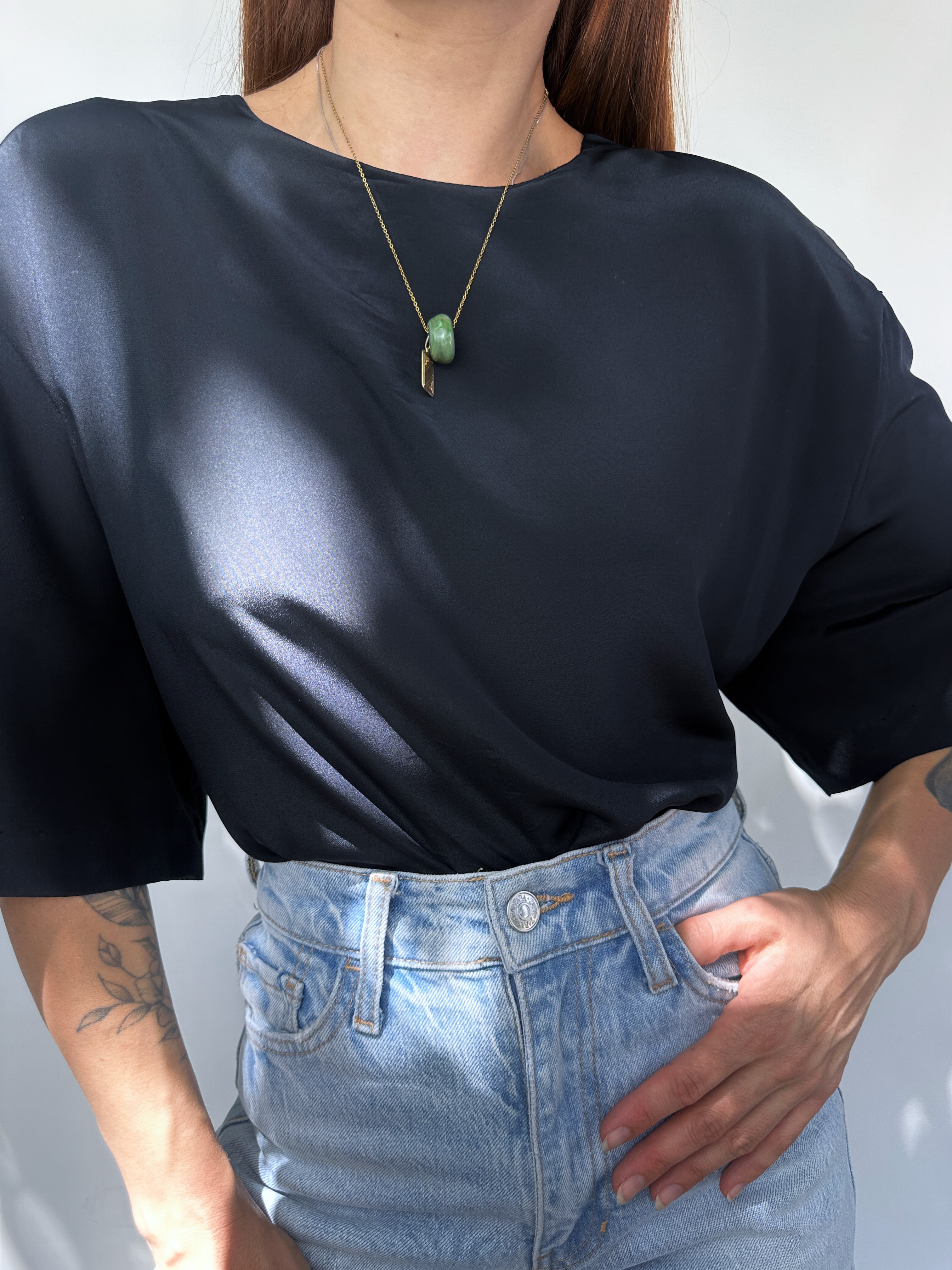 POLERA NEGRA I XL-3XL 3