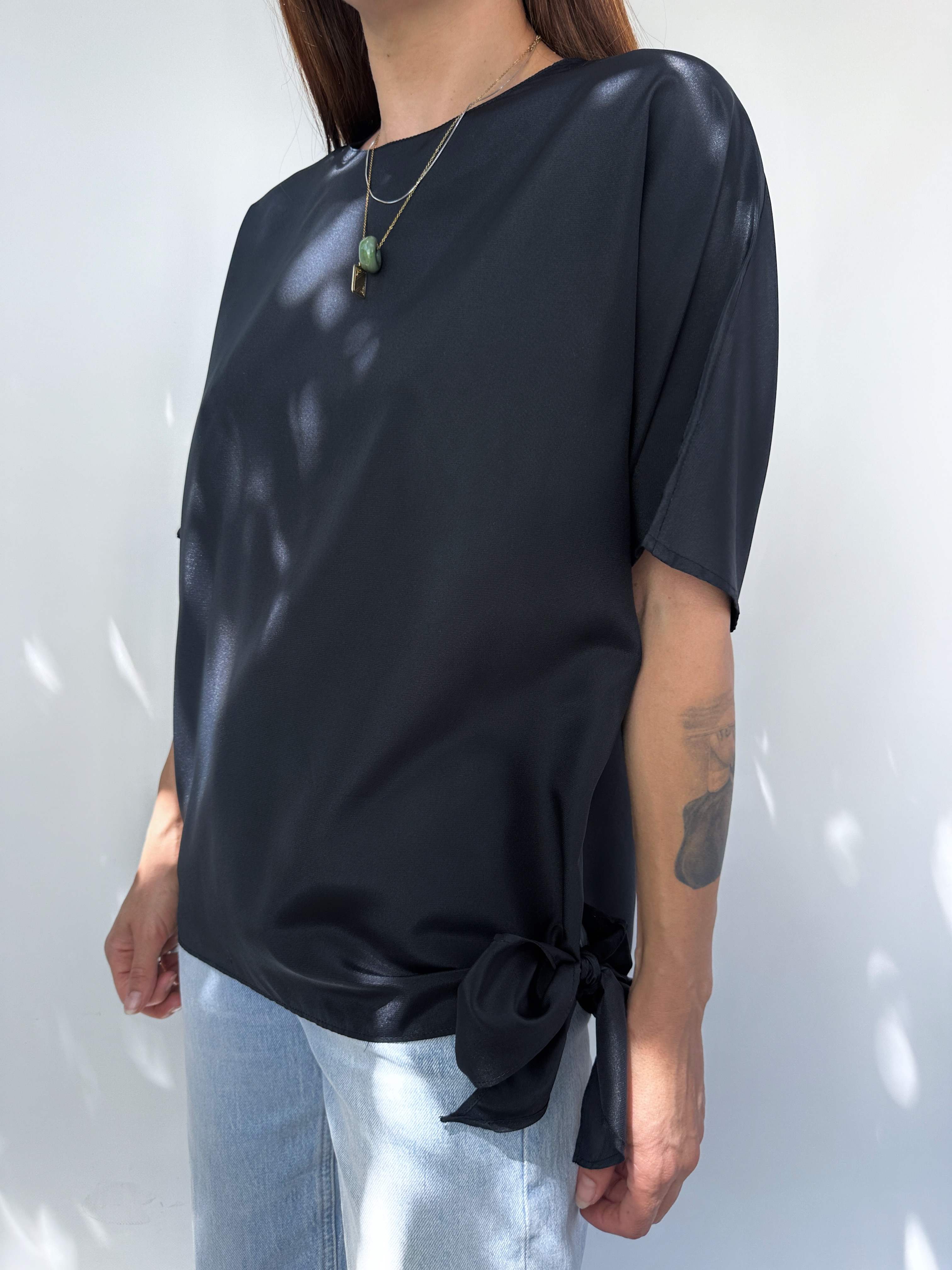 POLERA LAZOS NEGRA | M 2