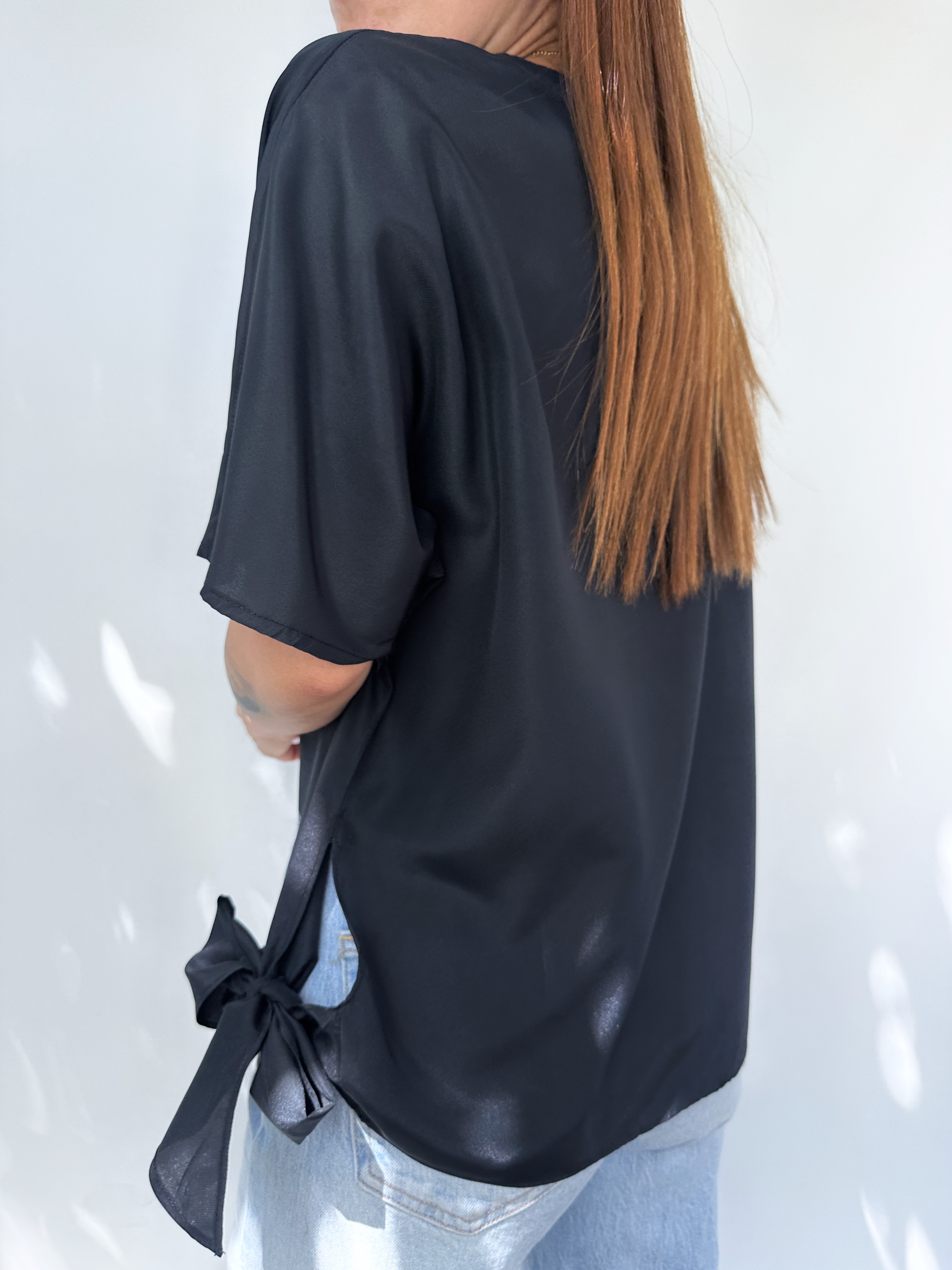 POLERA LAZOS NEGRA | M 3