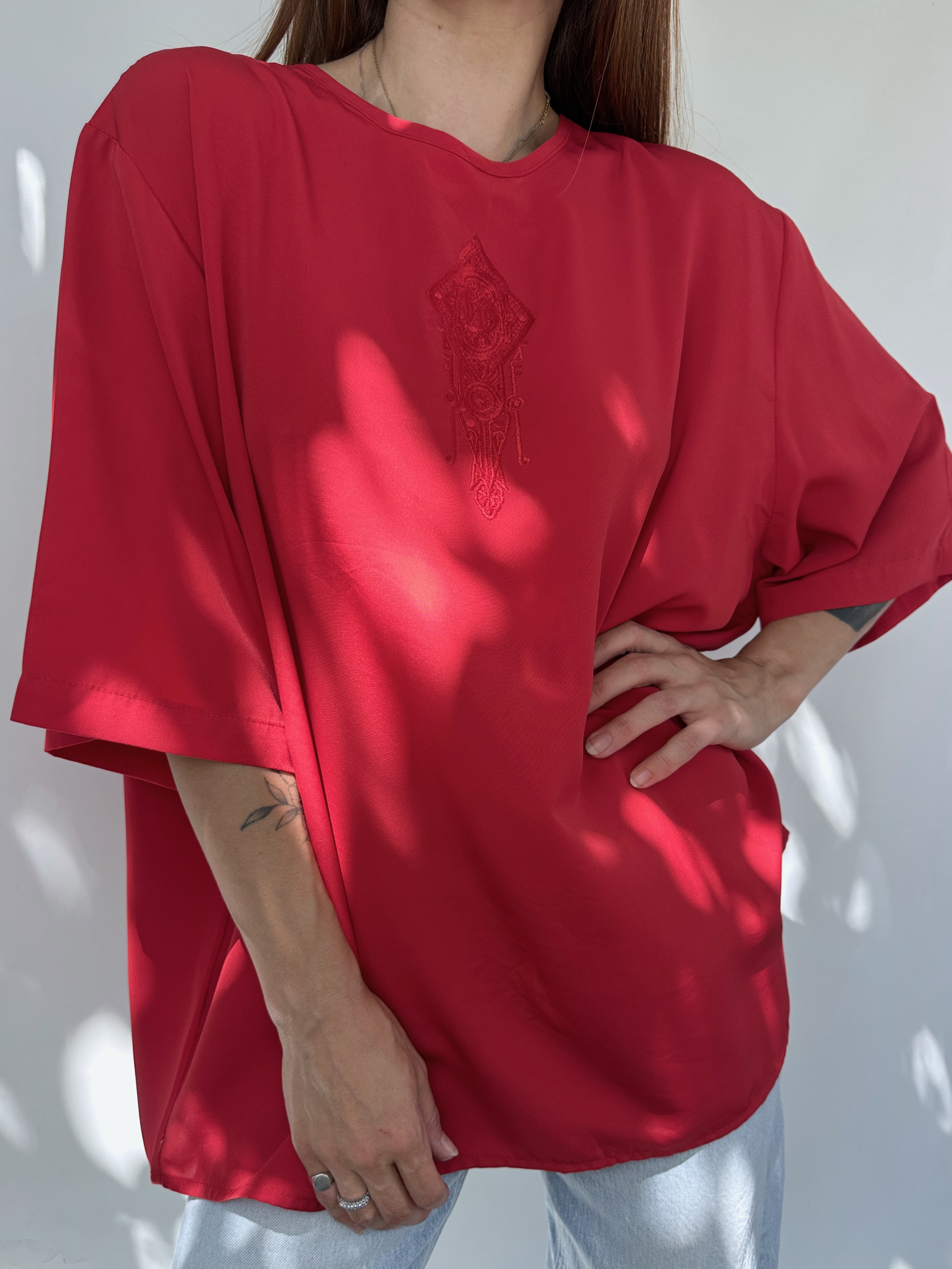 POLERA VINTAGE BORDADO I XL-3XL 3