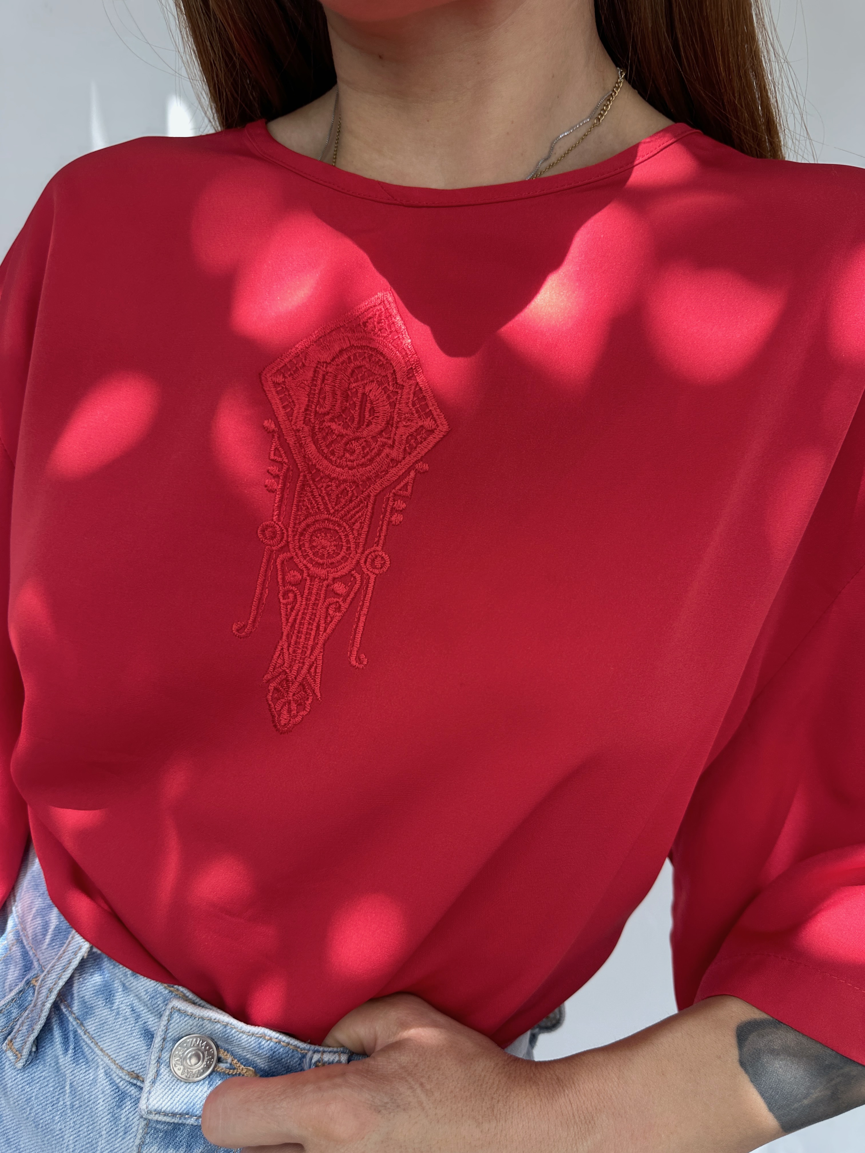 POLERA VINTAGE BORDADO I XL-3XL 5