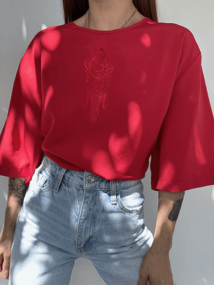 POLERA VINTAGE BORDADO I XL-3XL