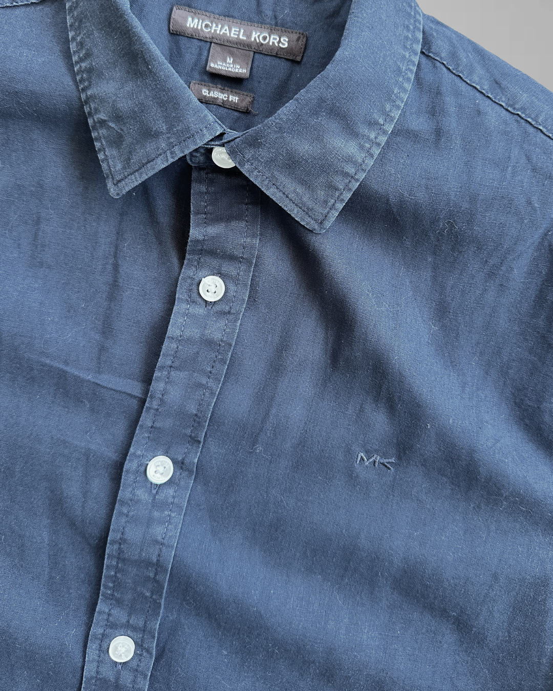 CAMISA MICHAEL KORS UNISEX I LINO-ALGODÓN I M-L 2