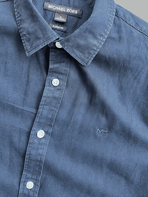 CAMISA MICHAEL KORS UNISEX I LINO-ALGODÓN I M-L