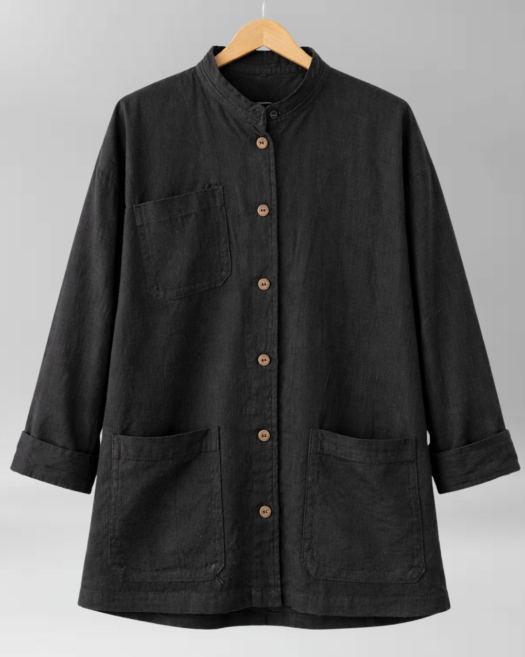 CAMISA ORIENTAL UNISEX I LINO-ALGODÓN I L-XL 1