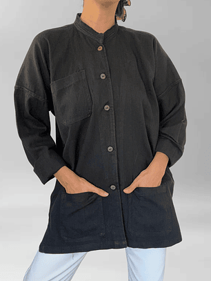 CAMISA ORIENTAL UNISEX I LINO-ALGODÓN I L-XL