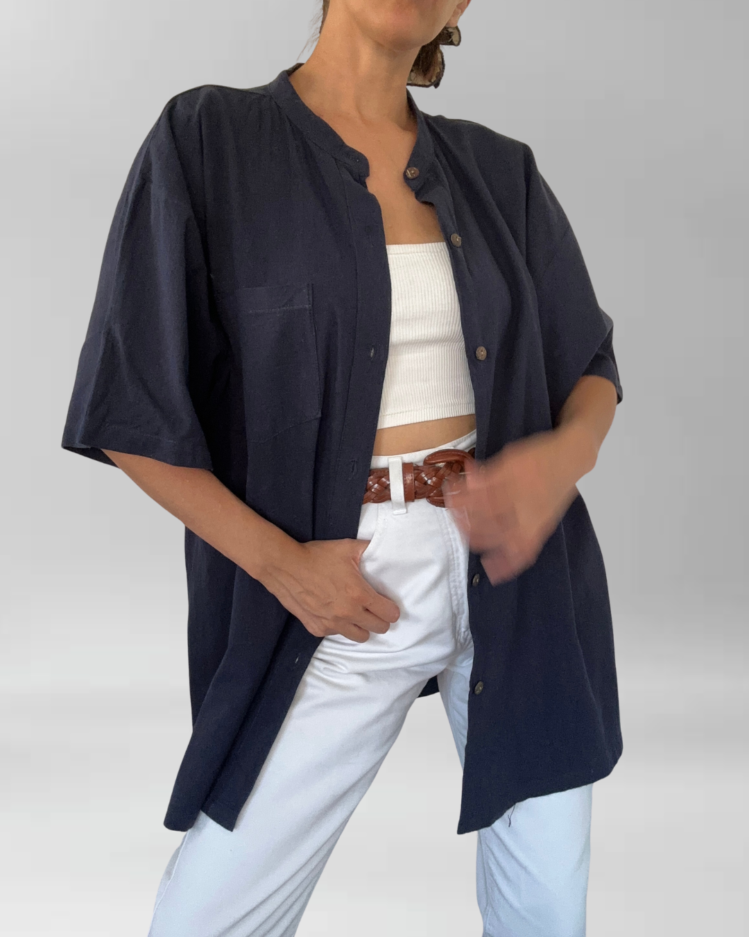 CAMISA MAO I LINO-ALGODÓN I XL-3XL 2