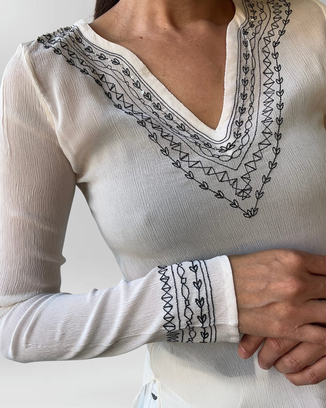 POLERA SEDA | XS-S 3