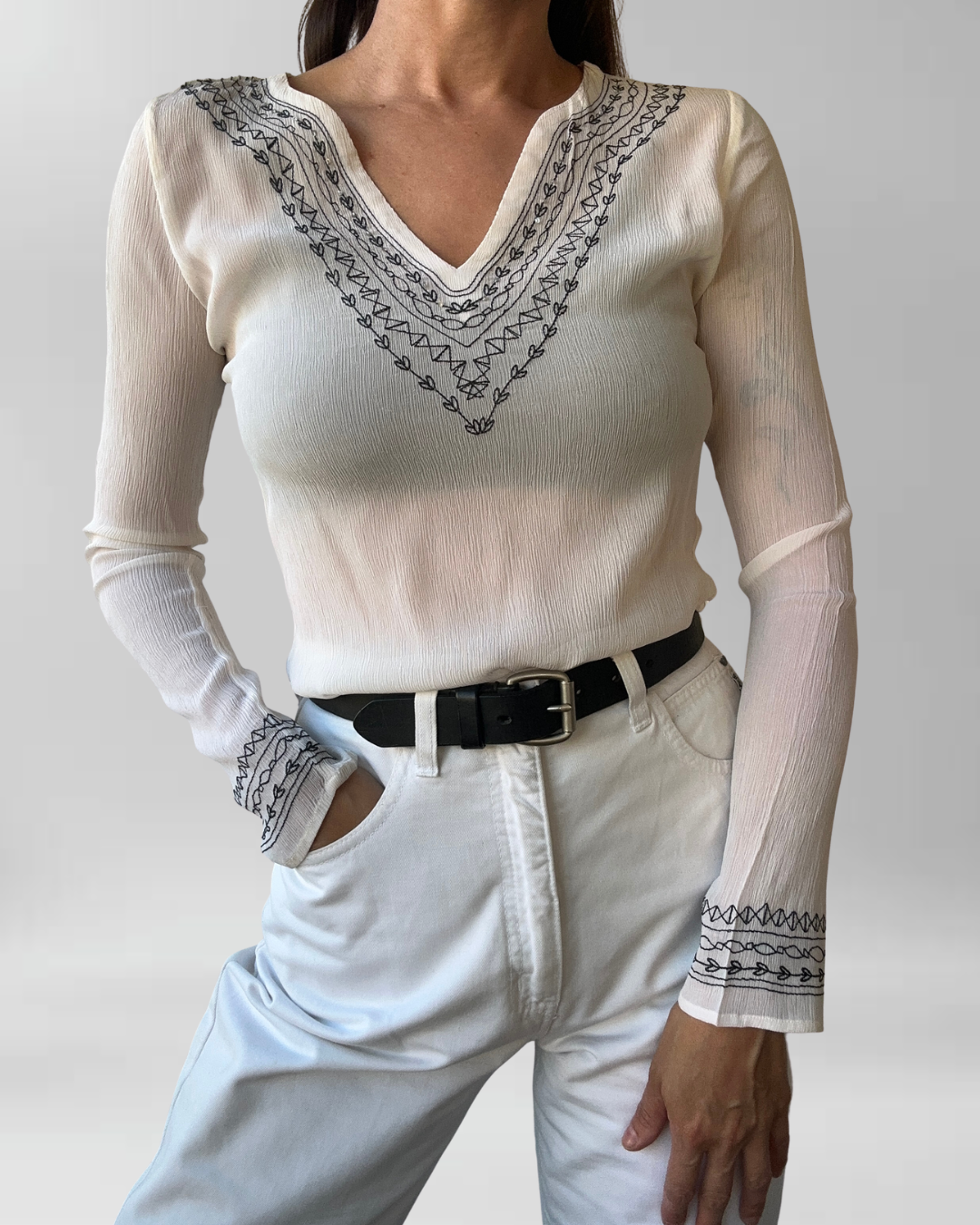 POLERA SEDA | XS-S 1